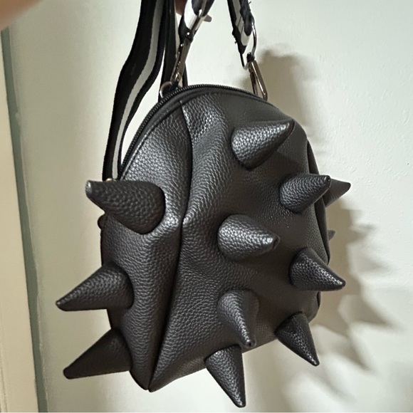 Black Spiked Handbag - Picture 1 of 5